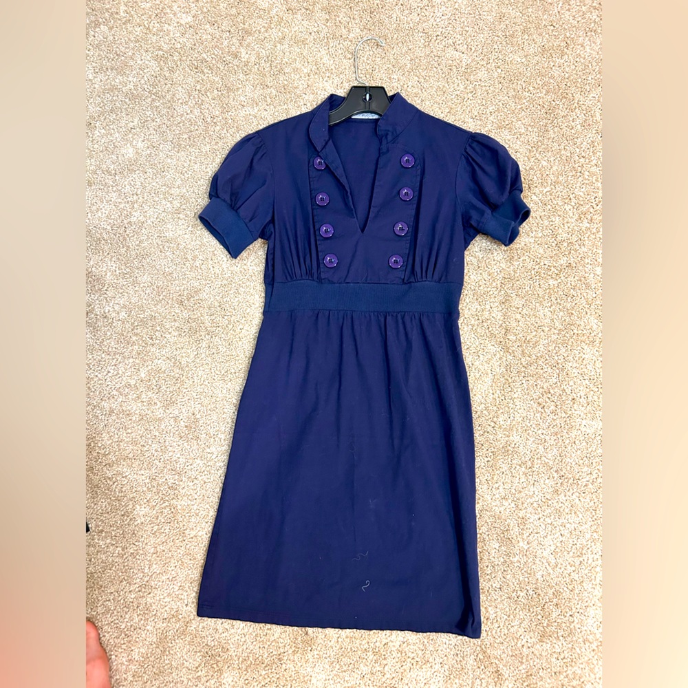 NWOT Women’s Navy Airplane Dress
